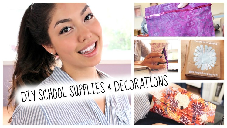 Back to School: DIY School Supplies + Decorations