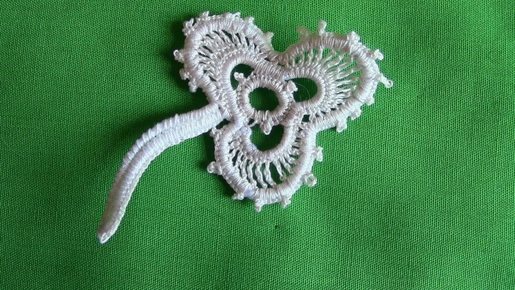 À Shamrock in Irish Crochet Lace