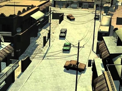 Cod4 map and animated car from craft director tools - 3ds max core23