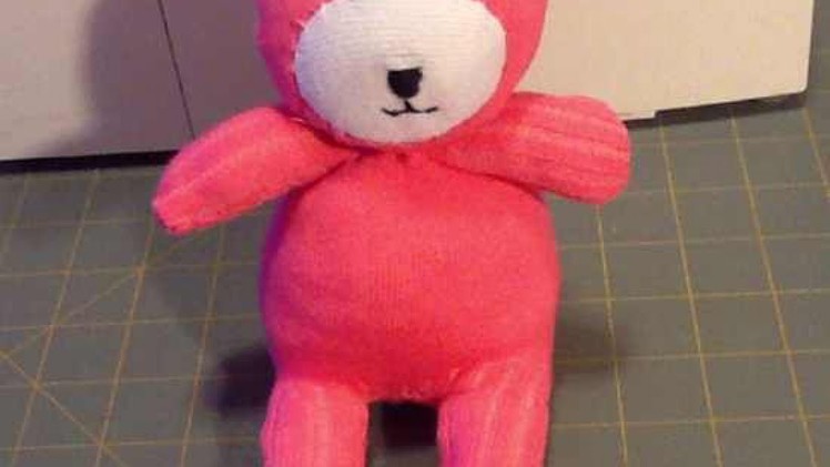 Create a Cute Sock Teddy Bear - Crafts - Guidecentral