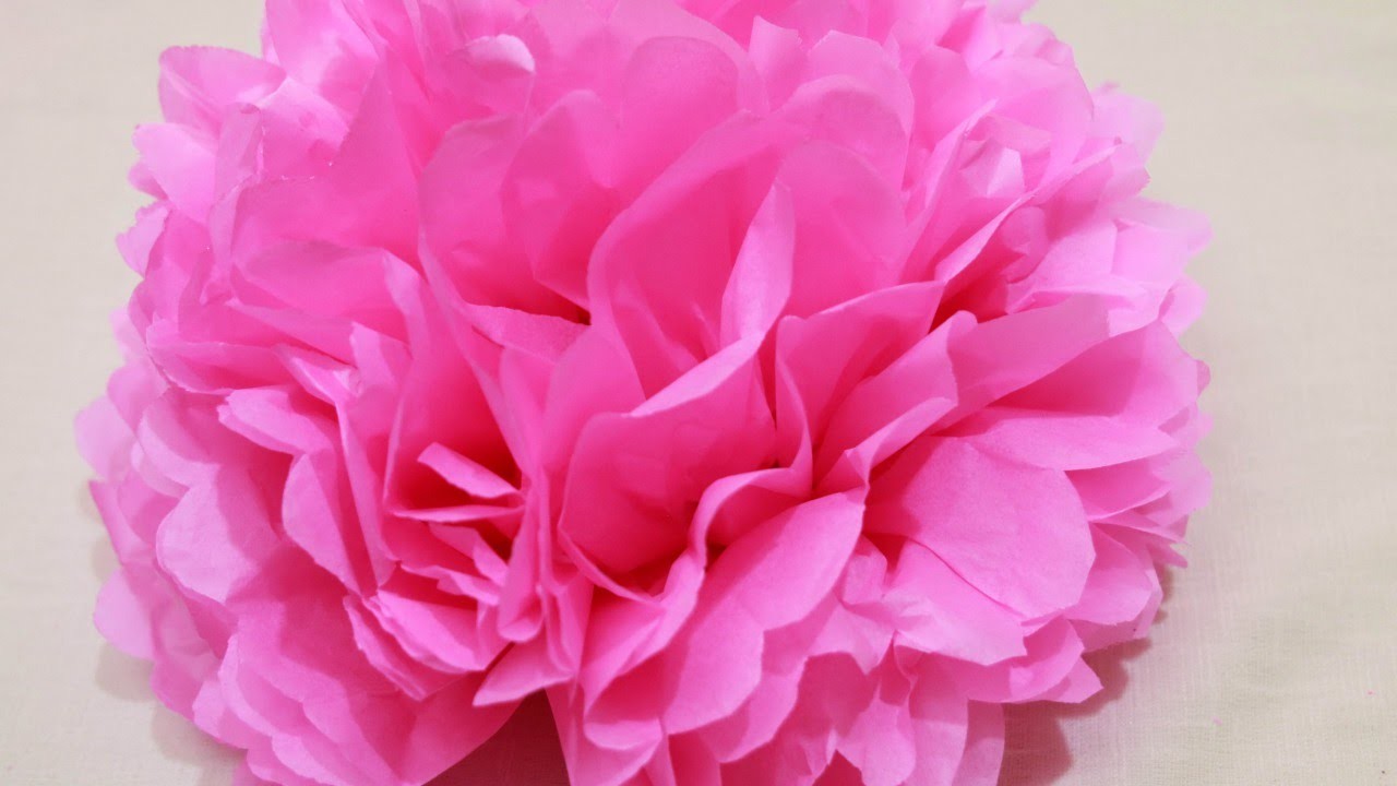 Create Easy Tissue Paper Pom Poms - DIY Crafts - Guidecentral