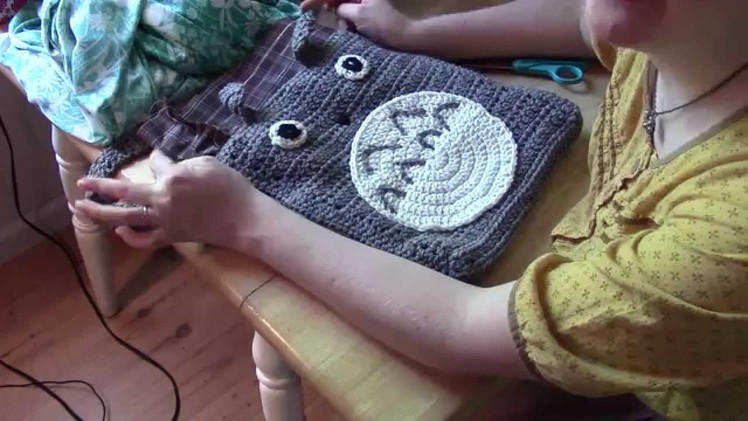 Crochet A Totoro Purse Part 2: Lining