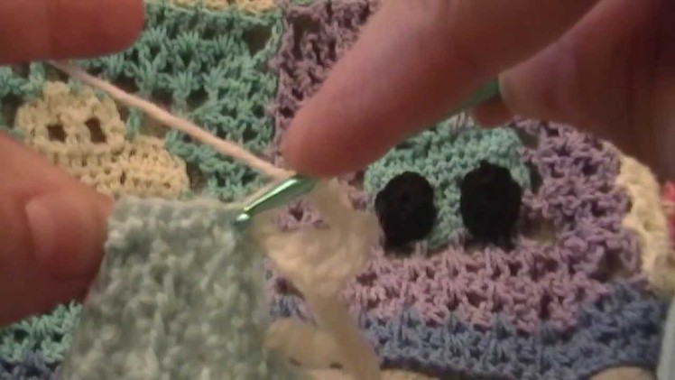 Crochet Blanket With Cars - Tutorial part 1, Embellishment, Applique