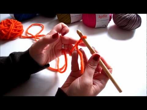 Crochet chain stitch with trico-fieltro