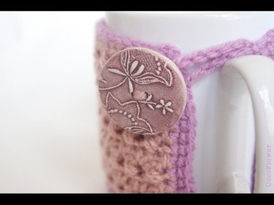 Crochet Handmade Cozy Mug Coffee By - Wool craft by CocoFlower