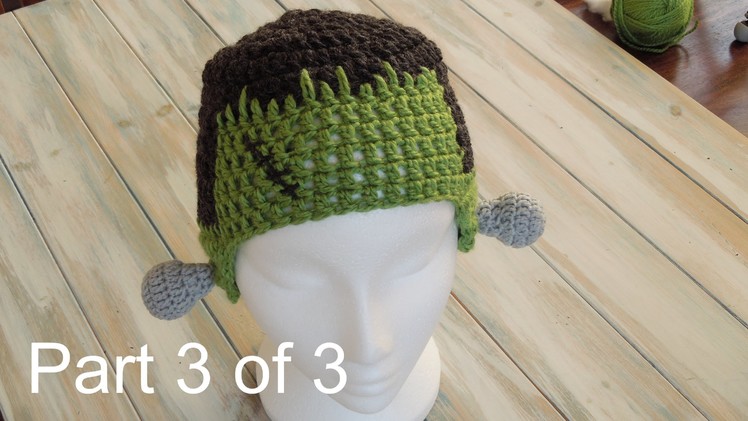 (crochet) Pt3: How To Crochet a Frankenstein Hat - Yarn Scrap Friday