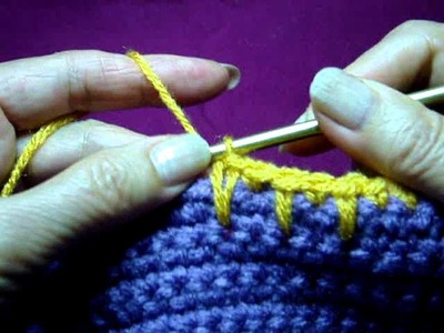 Crochet stitches - Drop stitch