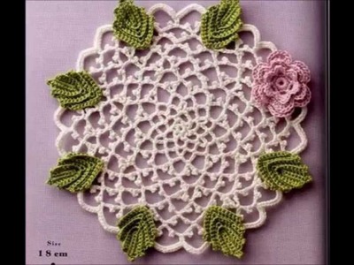 Crochet tablecloth - Ganchillo Mantel - Croche centrinho - uncinetto