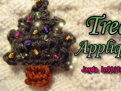 Crochet Tree Applique Tutorial - Decorate For Christmas!