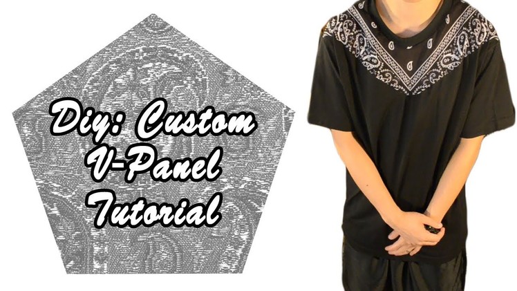 DIY: Custom V-Panel T-shirt Tutorial