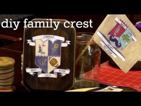 DIY Family Crest Crafts for Father's Day