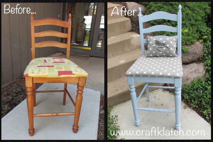 DIY Garbage to Gorgeous Episode 2   Chair Makeover Recycling Furniture
