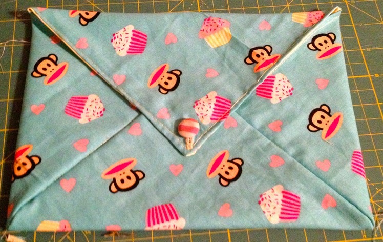 DIY : Homemade Fabric Envelope Bag