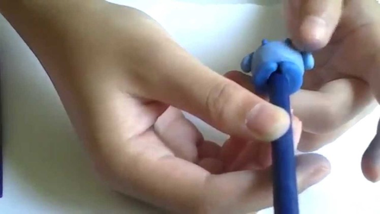 DIY Polymer Clay Kirby Pencil Topper Tutorial!!
