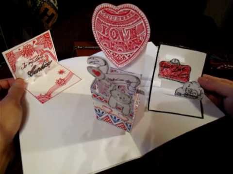Diy : pop-up valentine's day card 2010