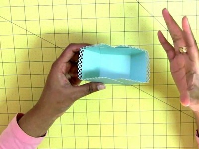 DIY: Quick Paper Favor Treat Boxes Basket - Three Ways