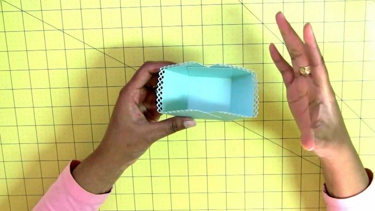 DIY: Quick Paper Favor Treat Boxes Basket - Three Ways