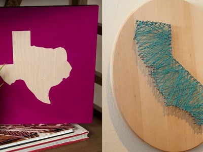 DIY State Wall Art | Glam It Yourself