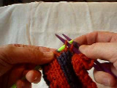 Double-knitting: fixing mistake and bind-off