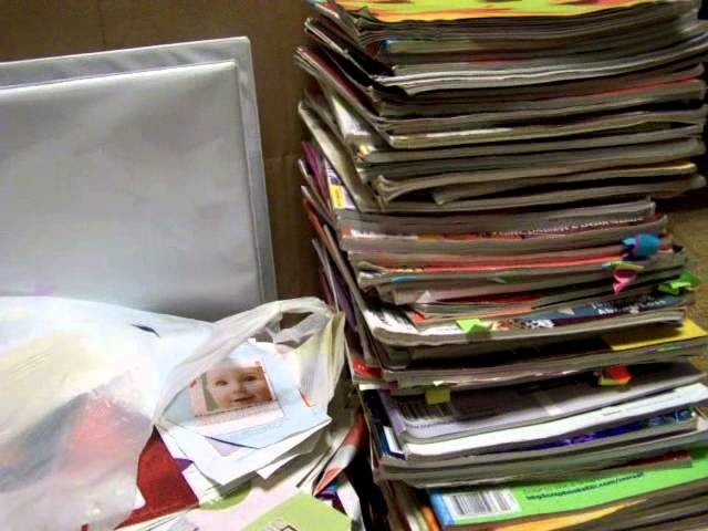 How i organized 15 years worth of scrapbook magazine ideas in a very small area ")