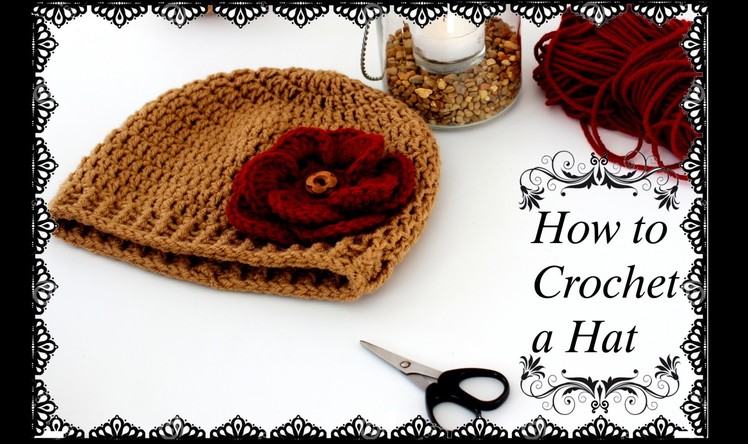 How to Crochet a Beanie Hat |HD|