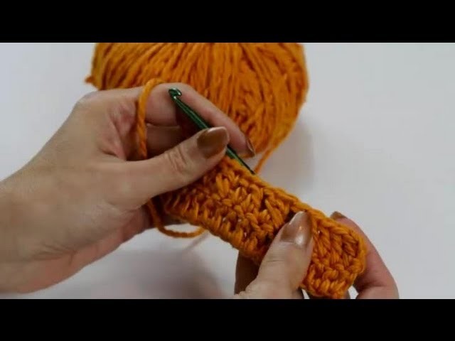 How to Crochet a Cross Stitch Over Two Stitches : Crochet Stitches
