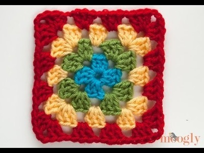How to Crochet: Multicolor Granny Squares
