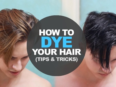How to Dye Men's Hair at home | DIY | Men's Hairstyle tutorial