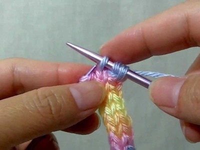 How to knit I-cord with 4 Stitches