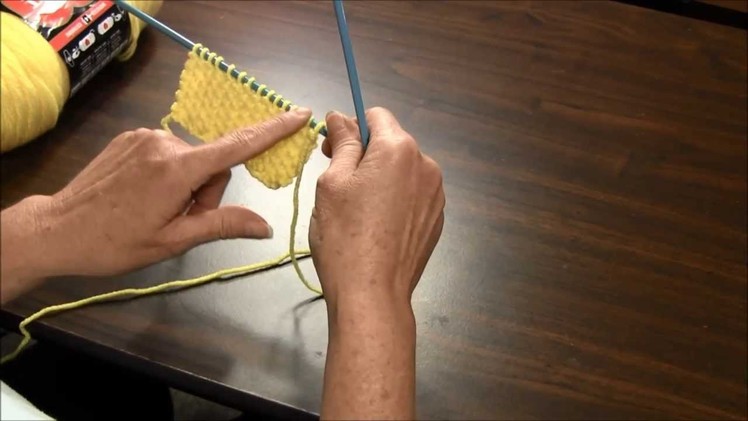 How to Knit - Seed Stitch