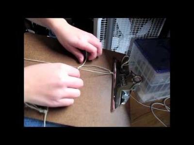 How to make a hemp bracelet!