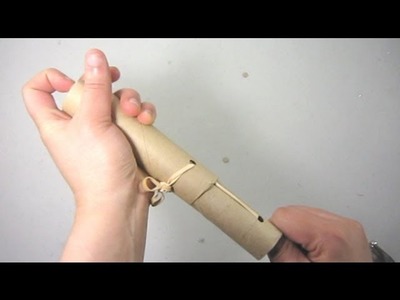 How to make a paper tube slingshot - EP