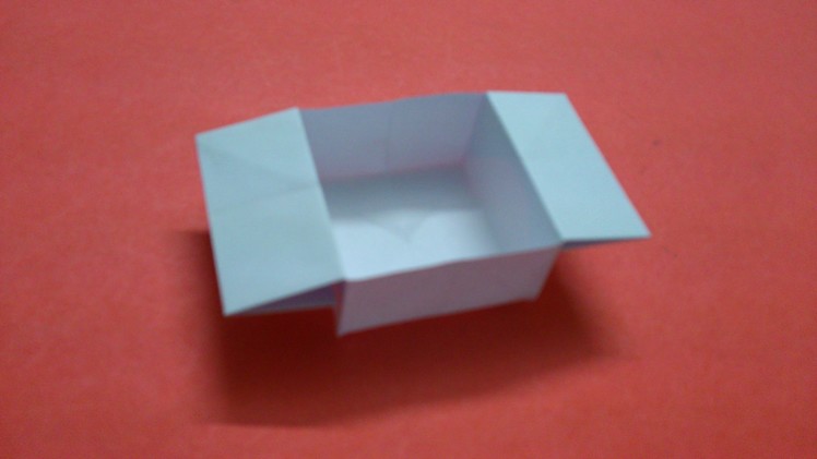 How to Make a Square Paper Box With Flaps