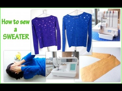 How to Make a Sweater Easy to Sew Step by Step