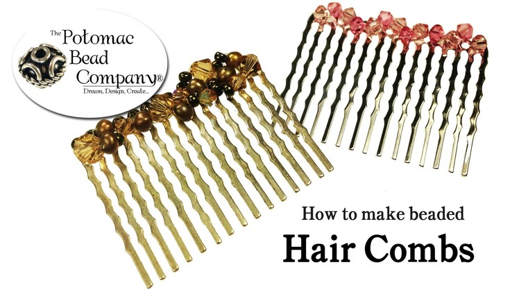 How to Make Beaded Hair Combs