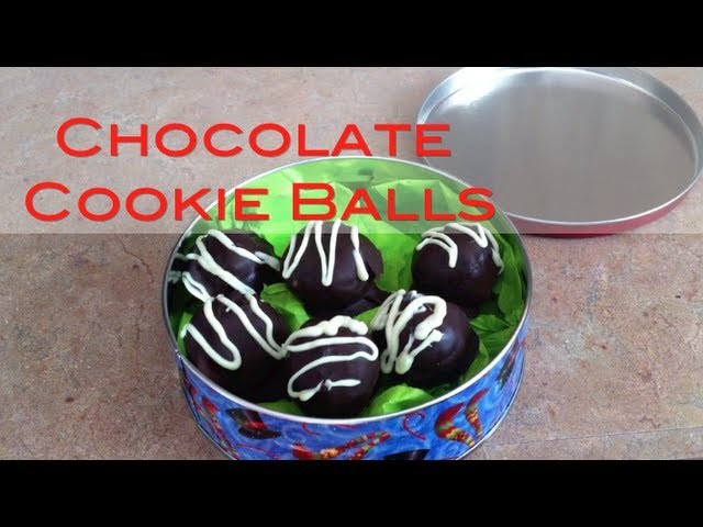 How to make chocolate NO BAKE cookie balls | Nik Scott