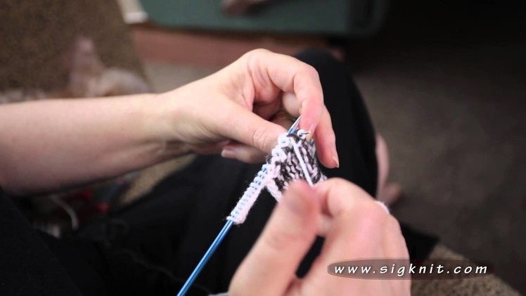 Jane Slicer-Smith Mitre Hand Knitting Signatur
