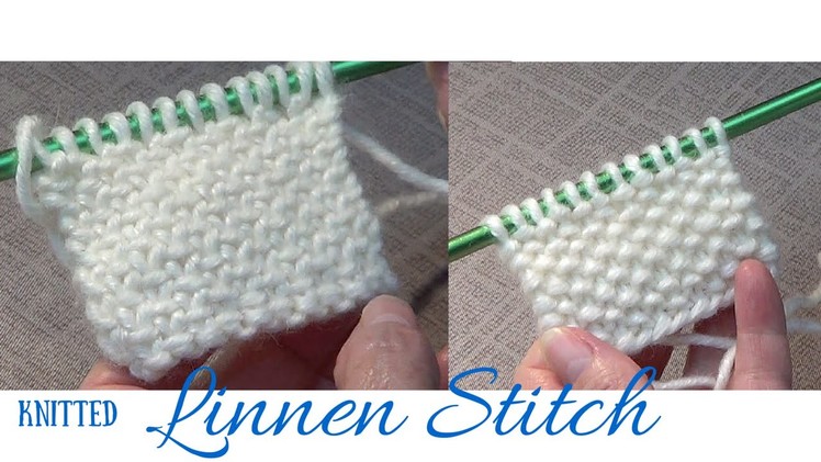 Knitted Linen Stitch