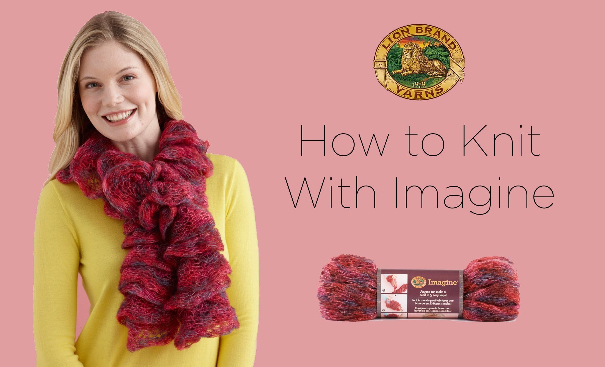 Learn to Knit with Imagine Yarn and Make a Scarf in an Hour or Less!