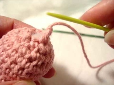 Nerdigurumi - amigurumi crochet tutorial project video 12 - Row 18