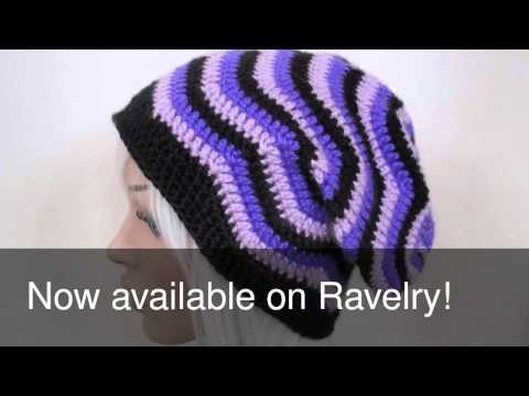 NOW AVAILABLE: Wavy Zig-Zag Crochet Hat Pattern