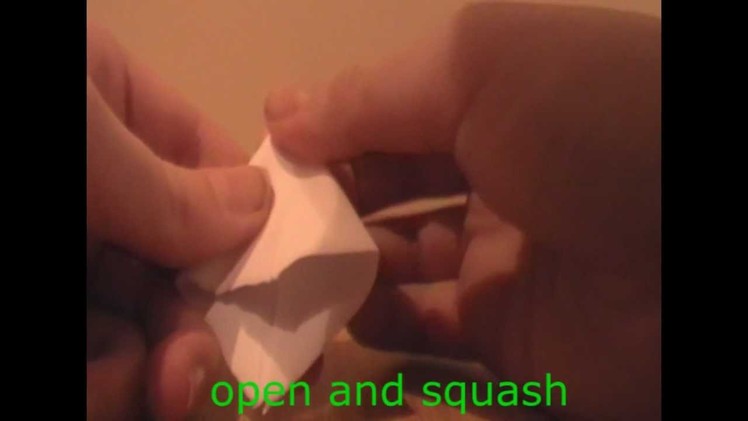 Origami-How to Make: A 4 Sided Pyramid