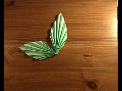 Origami paire de feuilles! pair of leaves