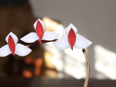 Origami tutorial - Orchid