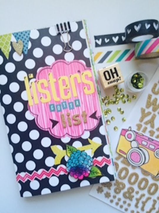 Process Vid: DIY Lister's Gotta List June 2015 Cover & Inserts