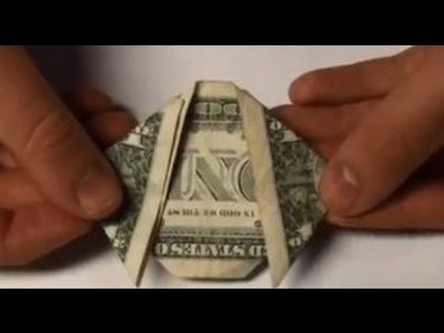 Quick Dog From a $1 One Dollar Bill - Origami Tutorial - Puppy Moneygami Easy How To Guide