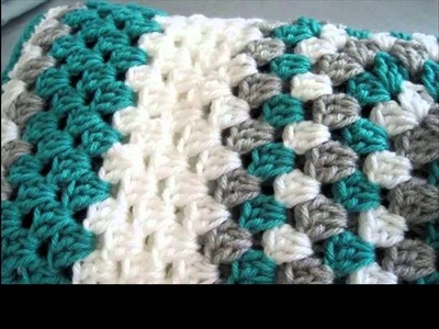 Single crochet baby blanket for beginners