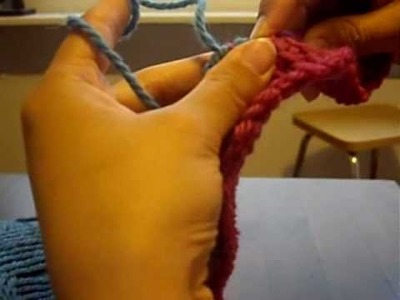 Tunisian Crochet: Adding new color
