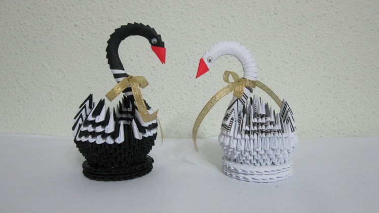 TUTORIAL - 3D Origami Baby Swan