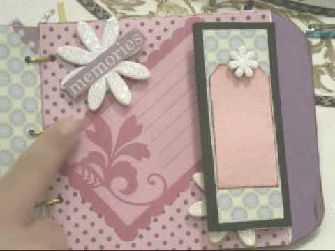Very first Scrapbook mini album made from envelopes